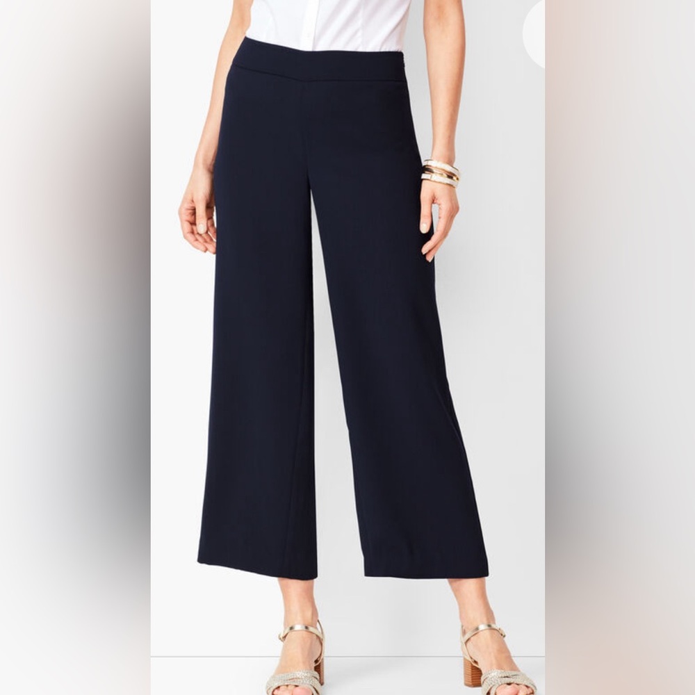 New without tags wide leg cropped pants size 2 by Talbots